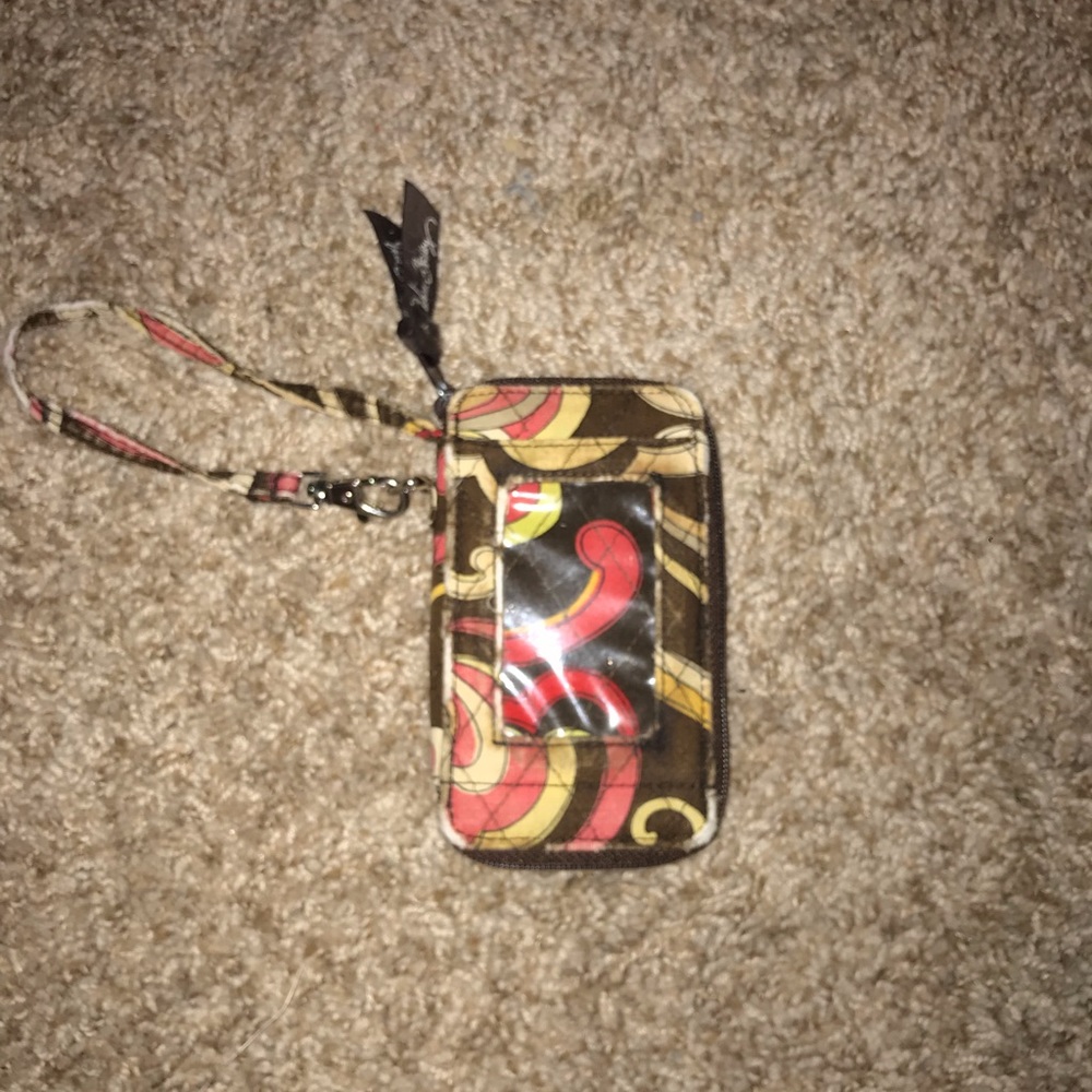 ‼️2 for $20‼️ Vera Bradley brown patterned wristlet